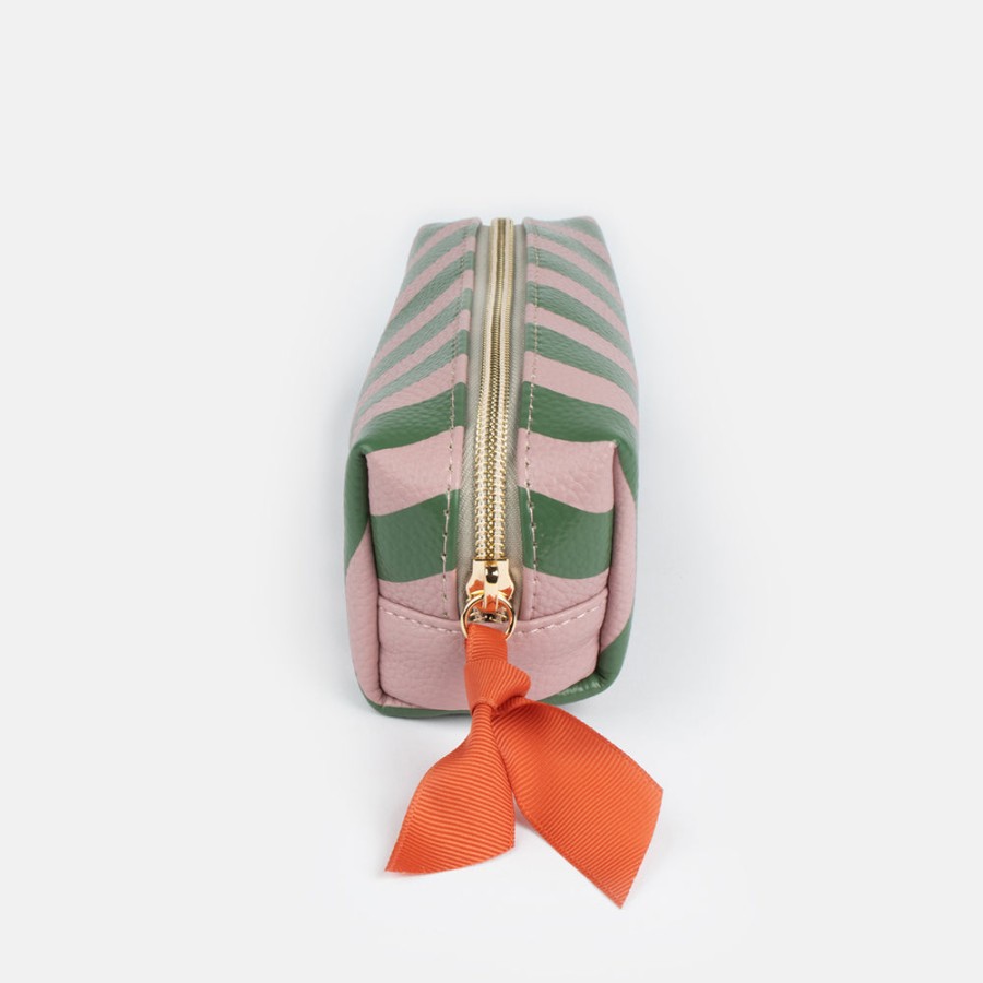 Best CAROLINE GARDNER Pink/Green Wave Zip Case