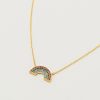 New ESTELLA BARTLETT Gold Plated Rainbow Necklace