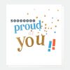 Wholesale Caroline Gardner So Proud Of You Congratulations Card