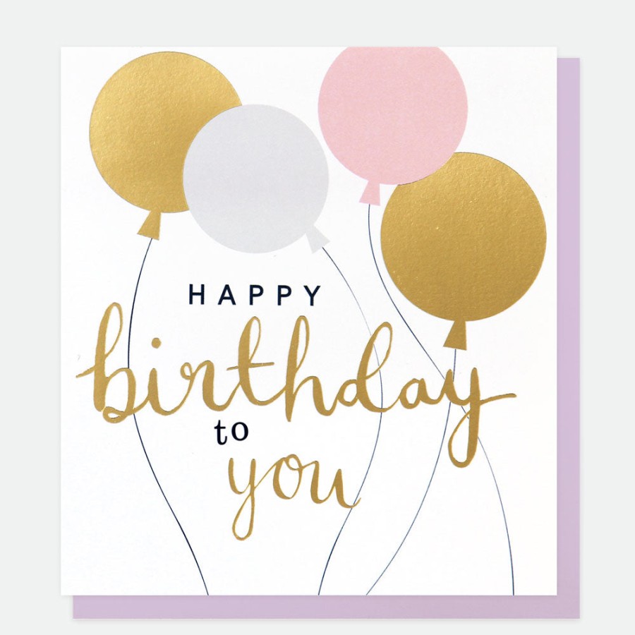 Hot Caroline Gardner Confetti Balloons Birthday Card