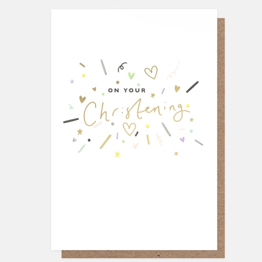 Wholesale Caroline Gardner Confetti Christening Card