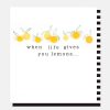 Wholesale CAROLINE GARDNER Pom Pom Lemons Everyday Card