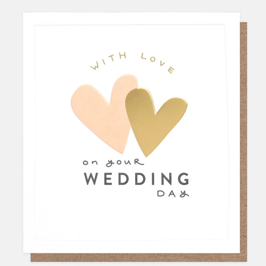 Hot Caroline Gardner Hearts Wedding Card