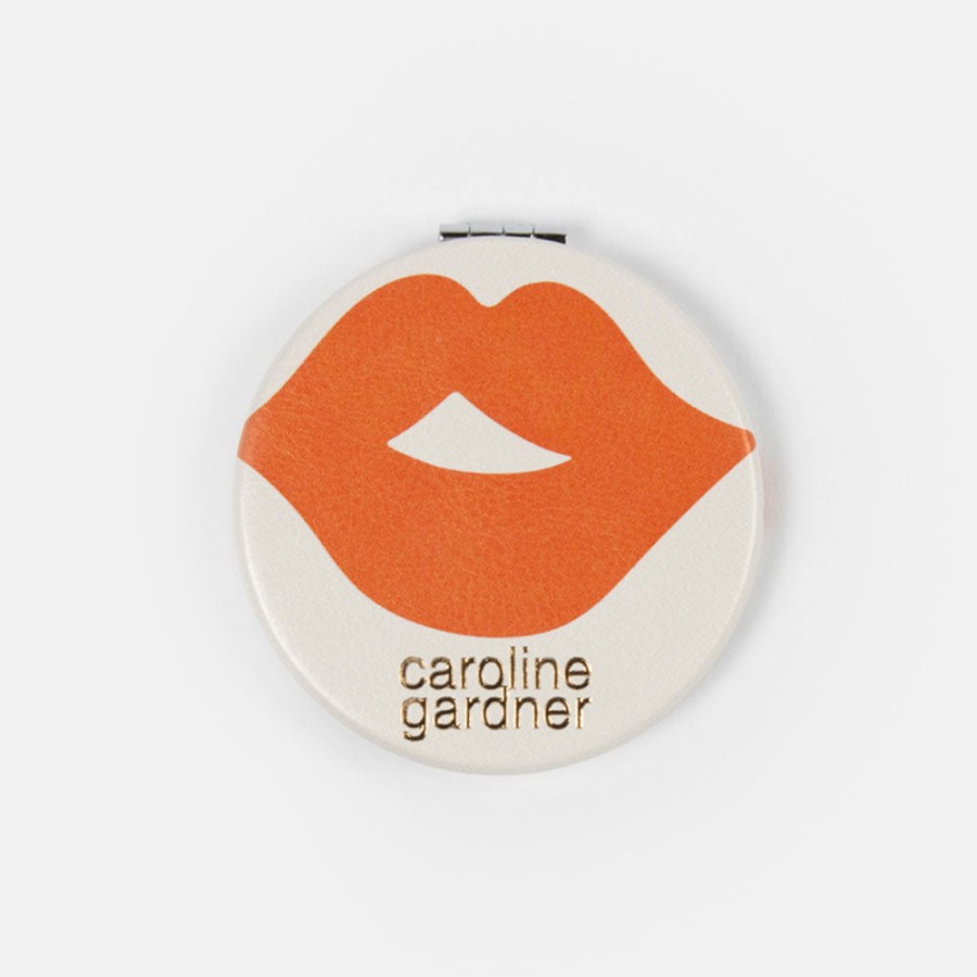 Best CAROLINE GARDNER Lips Round Pocket Mirror