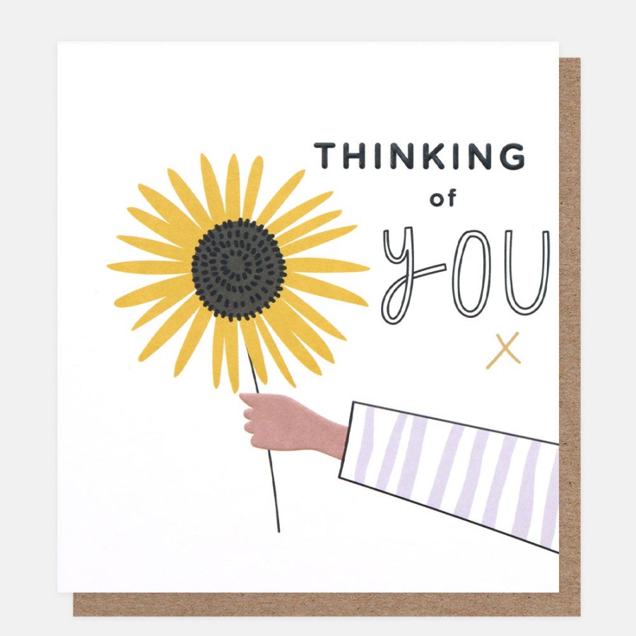 New Caroline Gardner Sunflower Thinking Of You Card