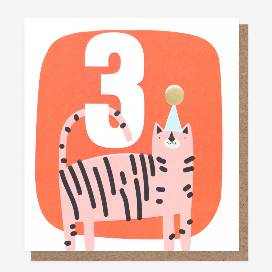 Best Caroline Gardner Cat 3Rd Birthday Card