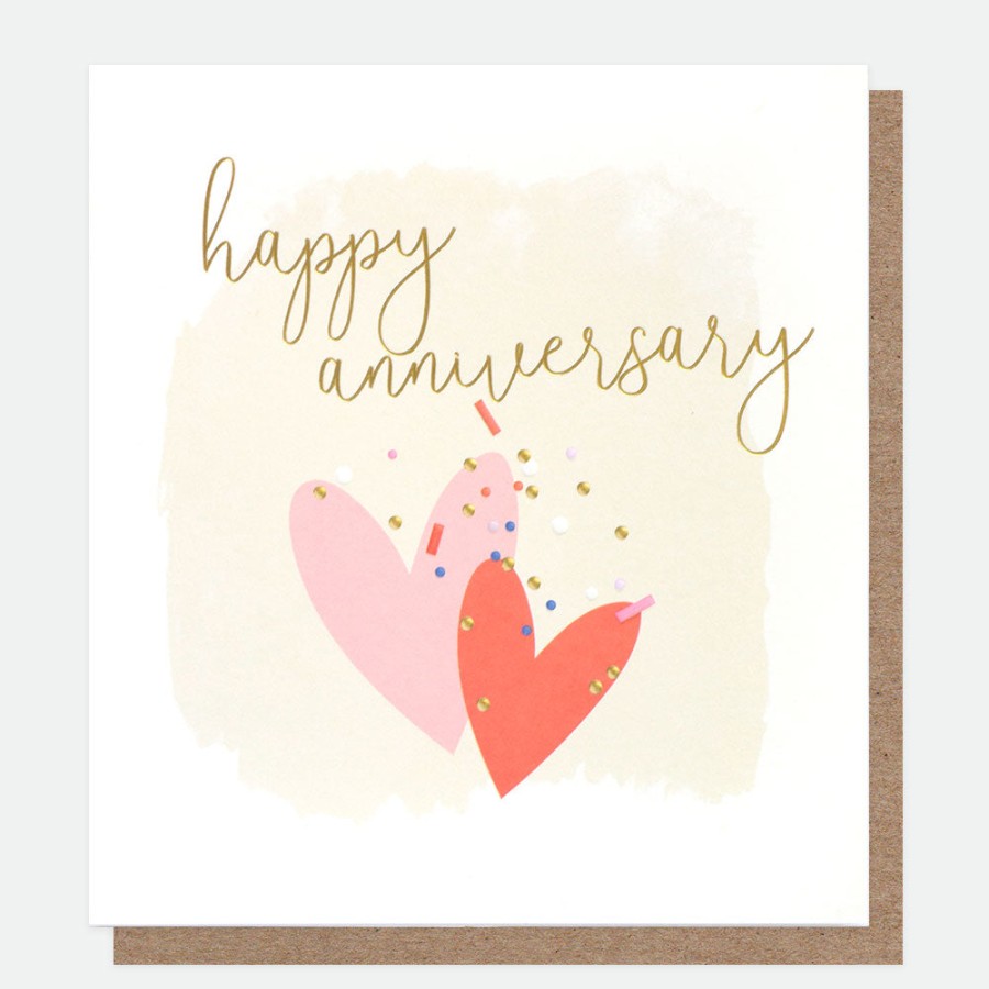 Wholesale Caroline Gardner Hearts Anniversary Card