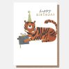 Wholesale Caroline Gardner Tiger Birthday Card