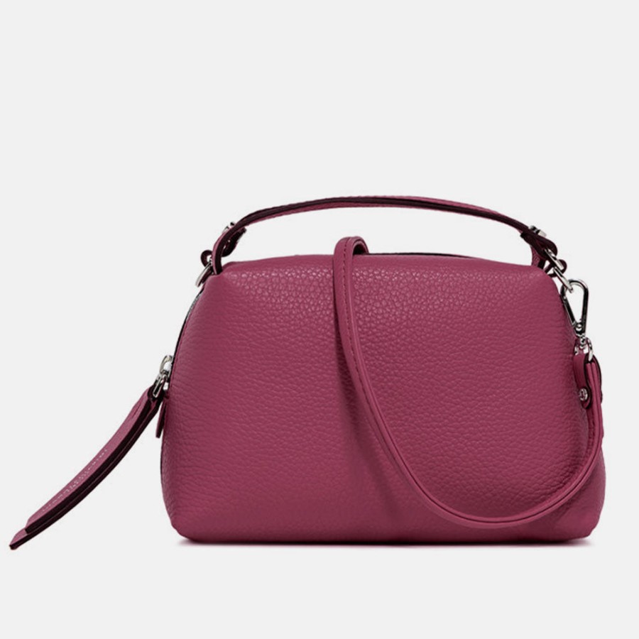 New GIANNI Pink Leather Small Alifa Bag