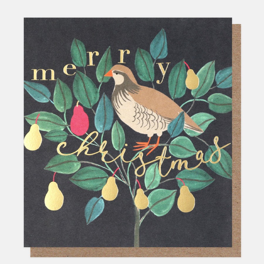 Best CAROLINE GARDNER Partridge In A Pear Tree Charity Christmas Cards Pack Of 8