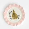 Online CAROLINE GARDNER Pale Pink Pear Plate