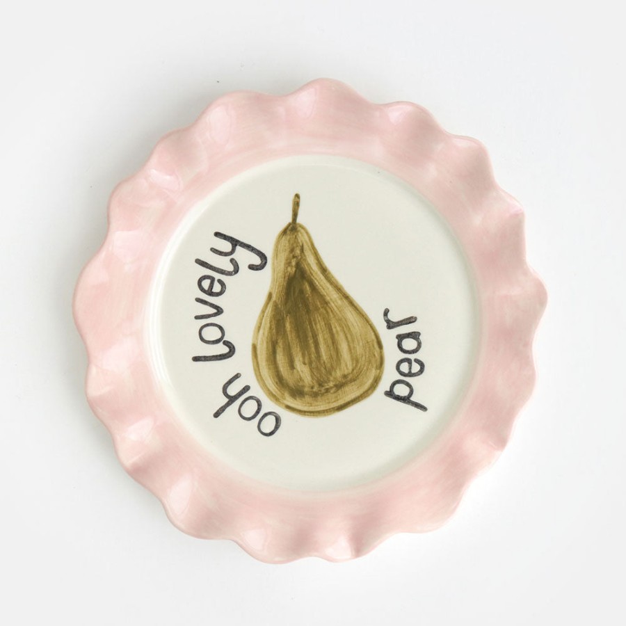 Online CAROLINE GARDNER Pale Pink Pear Plate