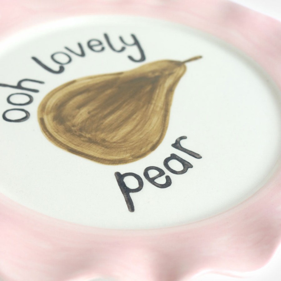 Online CAROLINE GARDNER Pale Pink Pear Plate