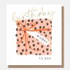 Wholesale CAROLINE GARDNER Birthday Wishes Spotty Present Birthday Card