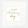 Wholesale Caroline Gardner Gold Christening Card