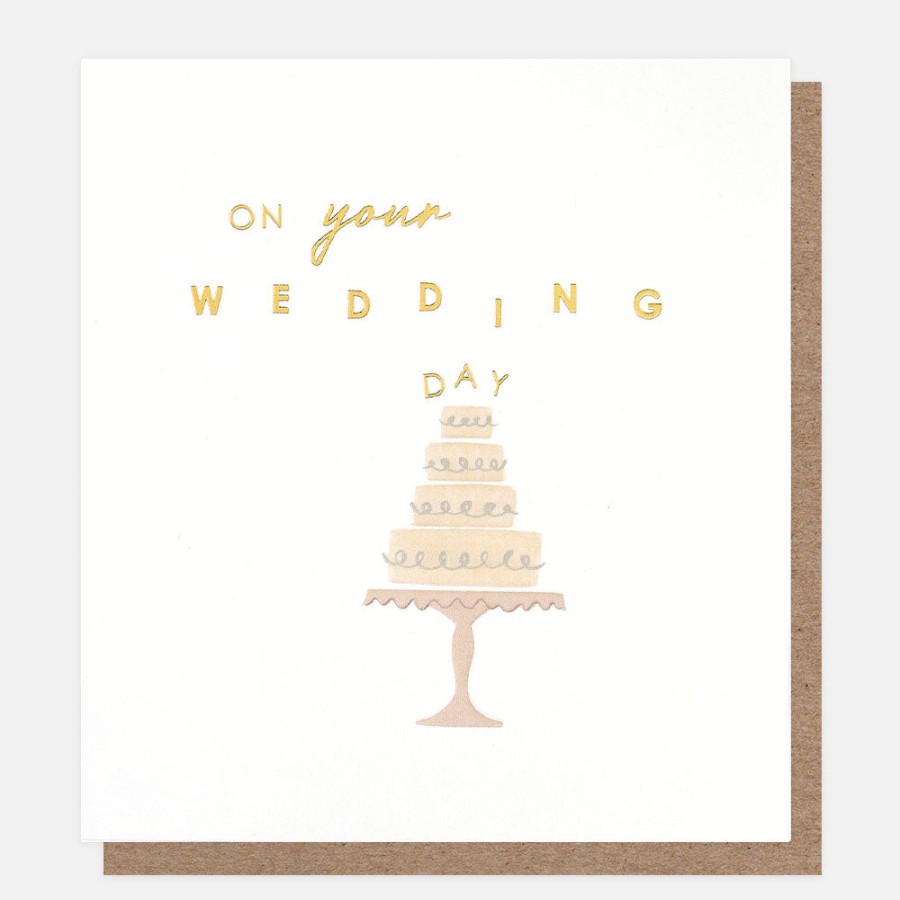 New Caroline Gardner Layered Cake Wedding Card