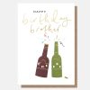 New Caroline Gardner Bottles Birthday Card For Brother