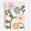 Clearance CAROLINE GARDNER Multi Floral Spiral A4 Hardback Notebook