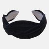 Best PARKSIDE Black Wavy Velvet Headband