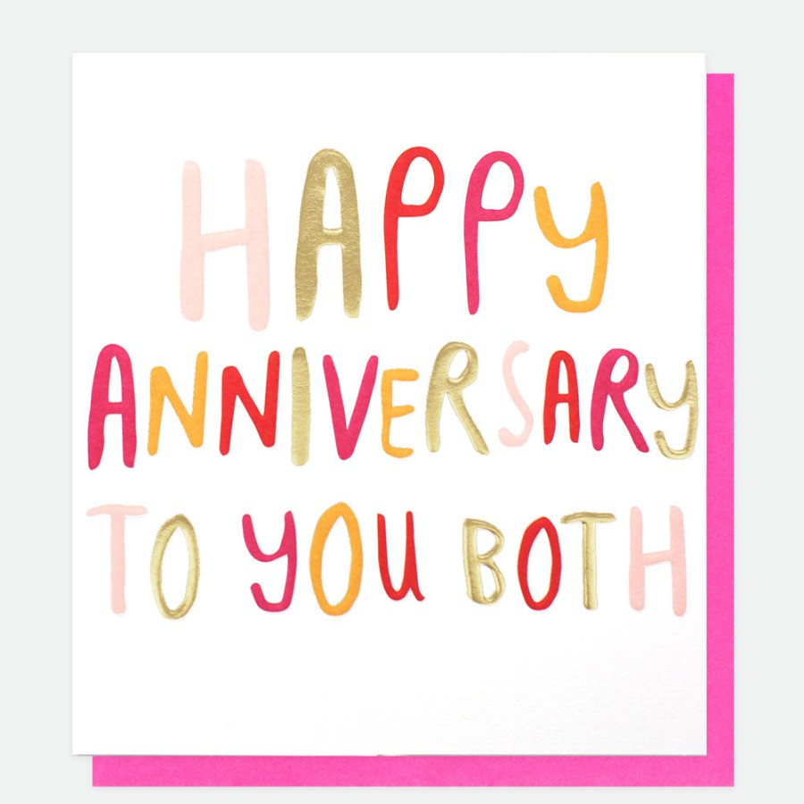 Wholesale Caroline Gardner To You Both Anniversary Card