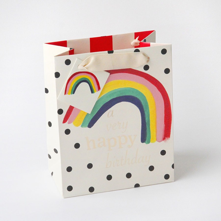 Online Caroline Gardner Rainbow Birthday Medium Gift Bag