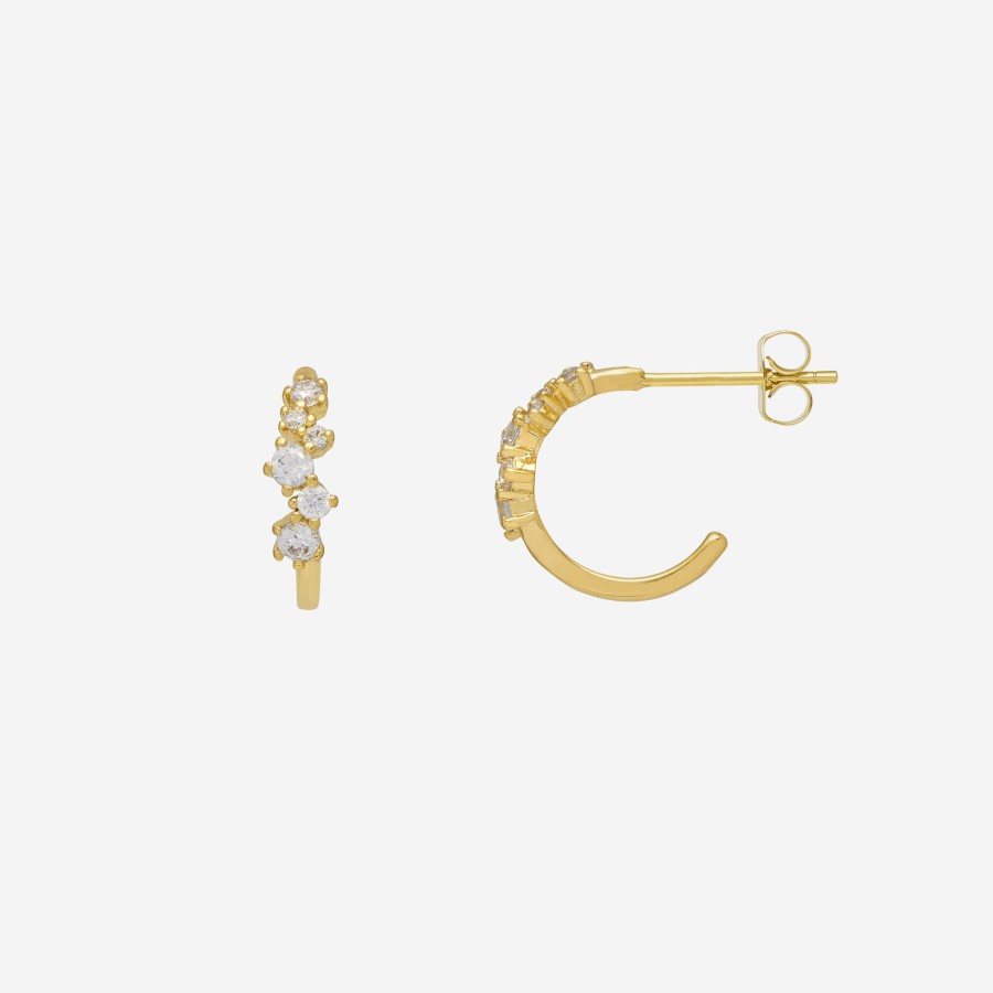 Best ESTELLA BARTLETT Gold Plated Constellation Hoop Earrings