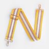 Best KRIS ANA Yellow/Gold/Cream Stripe Webbing Handbag Strap