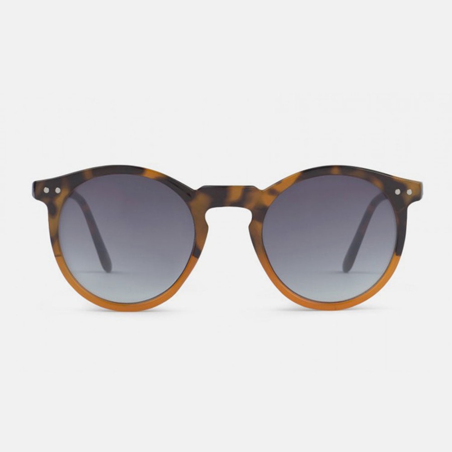 Clearance CHARLY THERAPY Tortoise/Mustard Charles Round Sunglasses