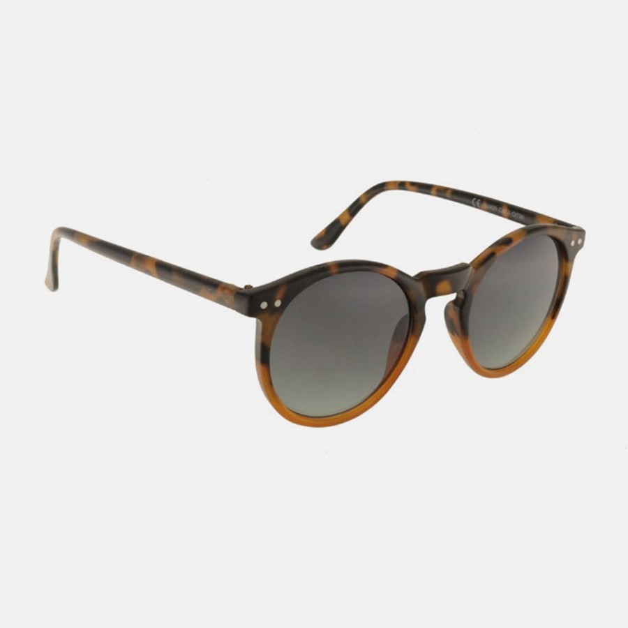 Clearance CHARLY THERAPY Tortoise/Mustard Charles Round Sunglasses