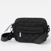 Online Caroline Gardner Black Quilted Crossbody Bag