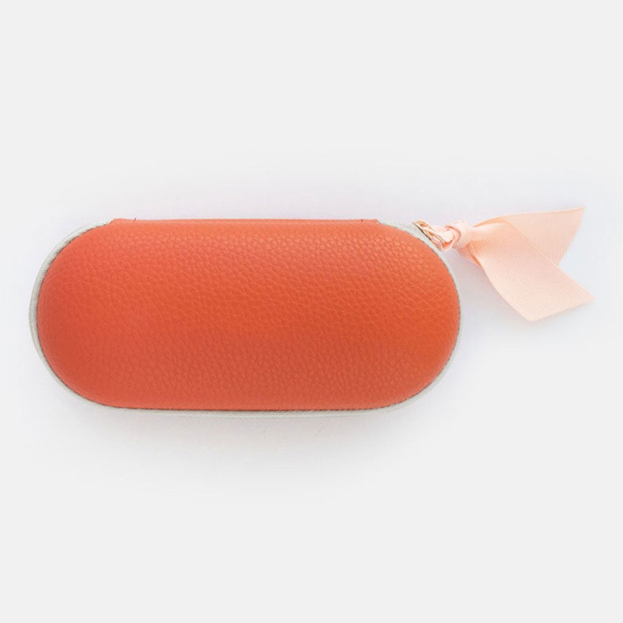 Online CAROLINE GARDNER Orange Zip Around Glasses Case