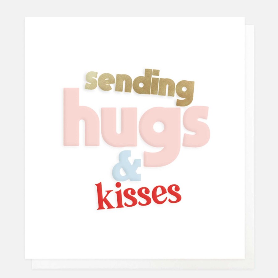 Wholesale Caroline Gardner Sending Hugs & Kisses Everyday Card