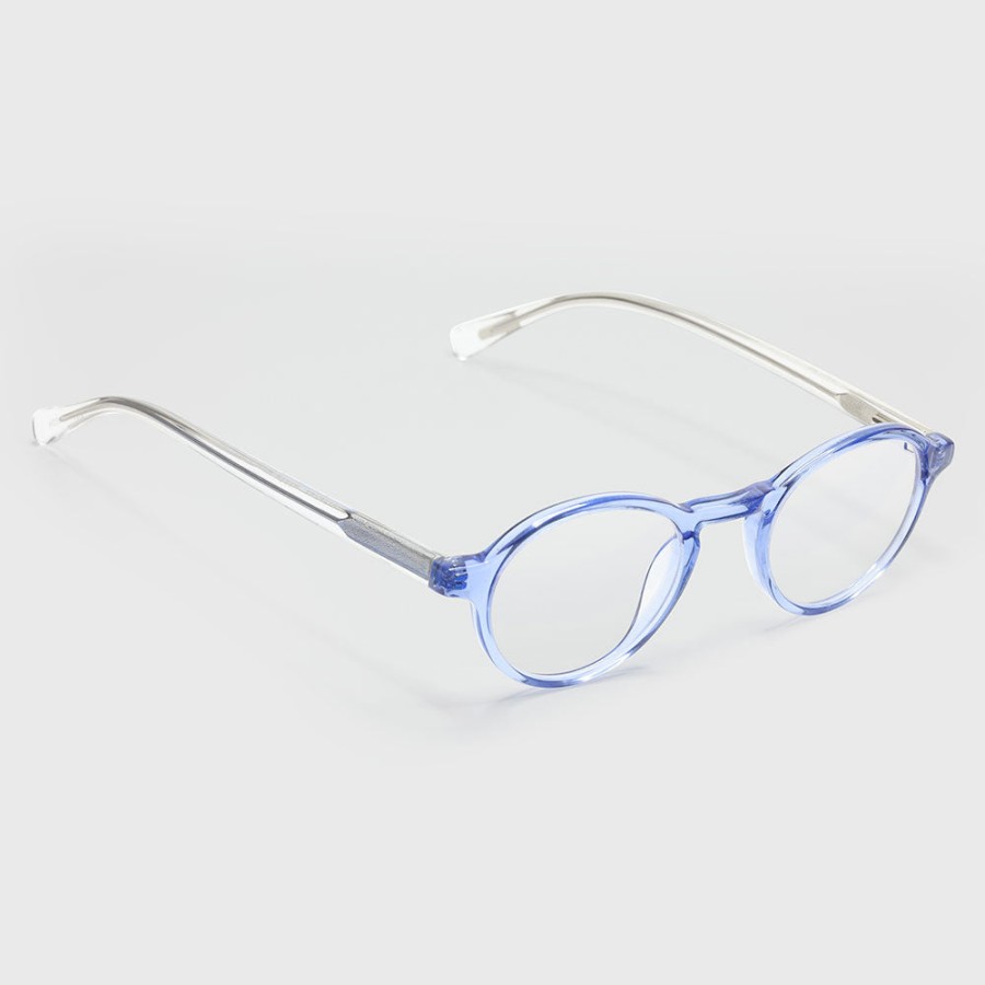 New EYEBOBS Pale Blue 'Board Stiff' Reading Glasses