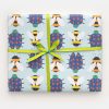 Hot Caroline Gardner Blue Bugs Wrapping Paper