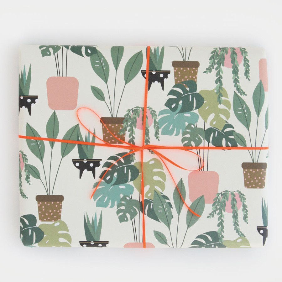 Online Caroline Gardner Indoor Plants Wrapping Paper