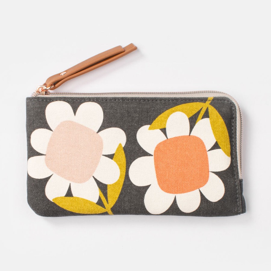 Best CAROLINE GARDNER Big Flower Padded Zip Pouch