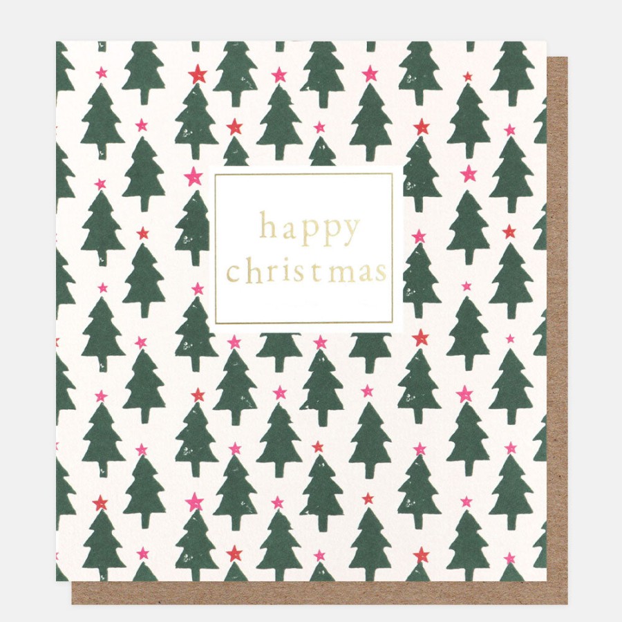 Best CAROLINE GARDNER Tree And Holly Charity Christmas Cards Pack Of 8