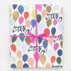 Wholesale Caroline Gardner Happy Birthday Balloons Wrapping Paper