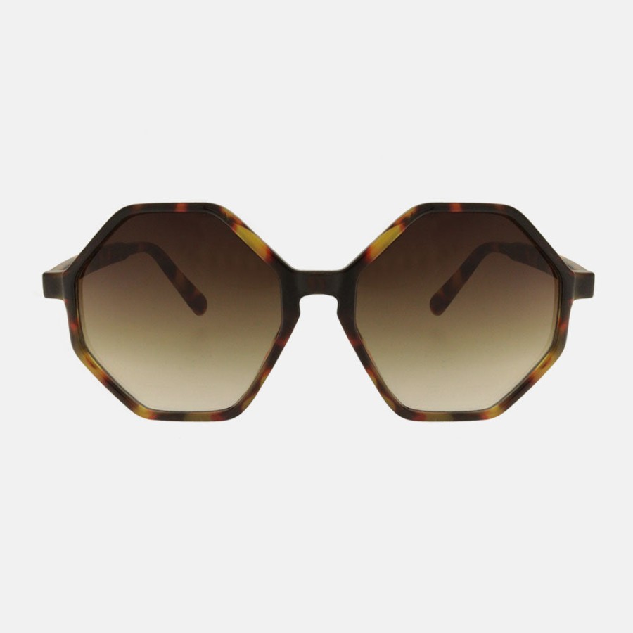 New CHARLY THERAPY Tortoise Frida Sunglasses