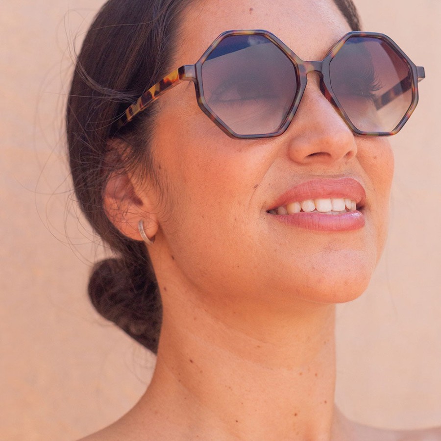 New CHARLY THERAPY Tortoise Frida Sunglasses