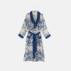 New ONE HUNDRED STARS Blue Ancient Columns Gown