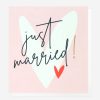 New Caroline Gardner Just Married Hearts Wedding Card