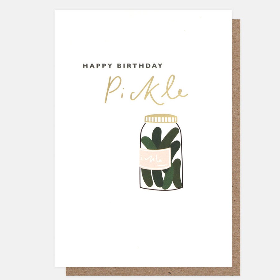 Hot Caroline Gardner Pickle Birthday Card