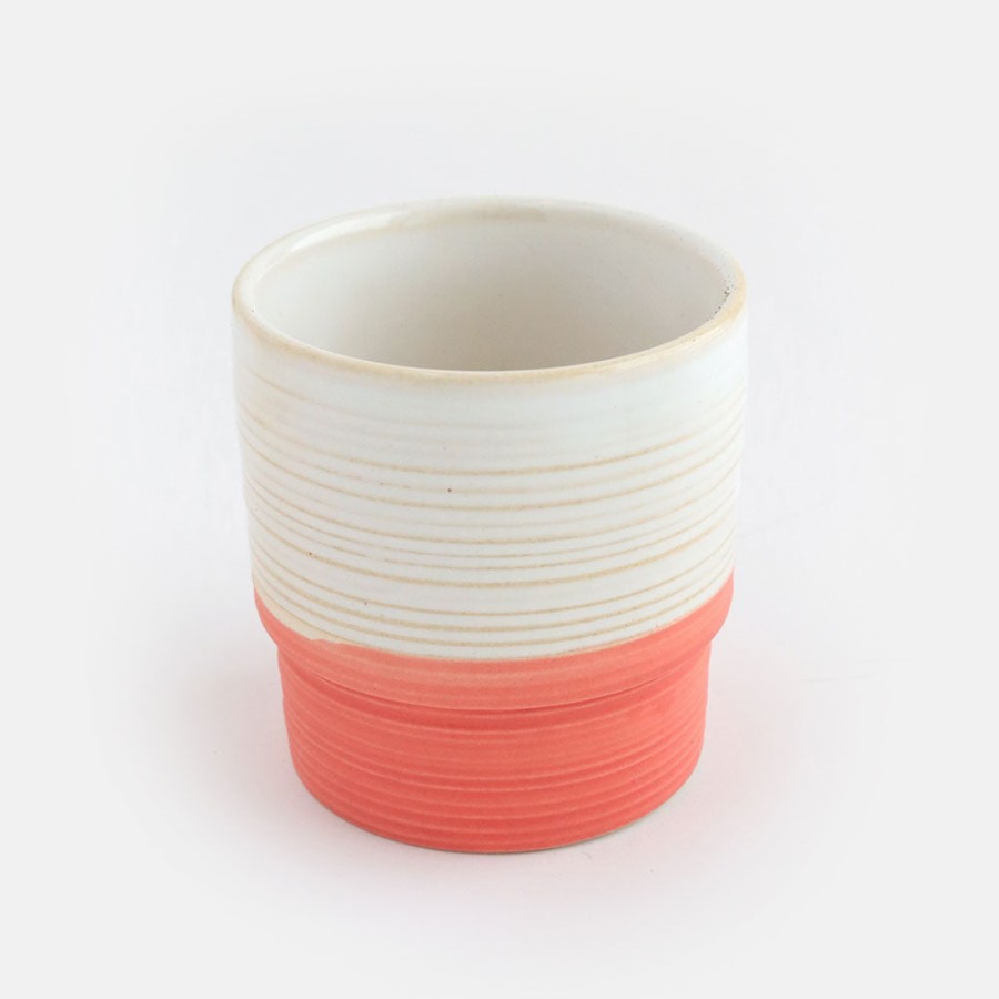 Clearance Caroline Gardner Coral Mini Plant Pot