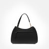 Hot GIANNI Black Leather Brooke Fold Down Bag