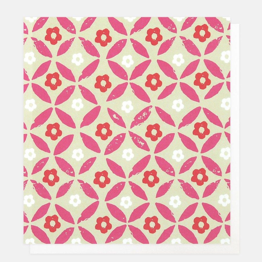 Clearance CAROLINE GARDNER Floral Geometric Everyday Blank Card