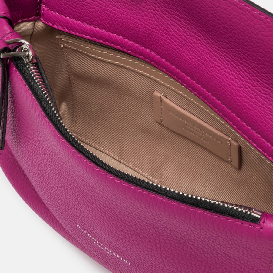 New GIANNI Hot Pink Leather Ally Bag