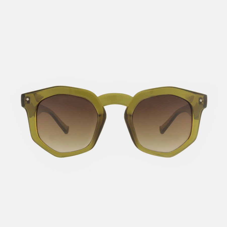 New CHARLY THERAPY Olive Audrey Sunglasses