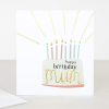 Clearance Caroline Gardner Cake Birthday Card For Mum