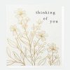 Online Caroline Gardner Gold Leaf Thinking Of You Card